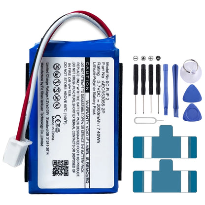 For JBL Charger 2+/Charge 2 Plus/Charge 3 2015 GSP1029102R 310SL P763098 6000mAh Battery Replacement