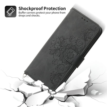Skin-feel Flowers Embossed Wallet Leather Phone Case, For Sony Xperia 10 IV, For Sony Xperia 1 IV, For Google Pixel 6, For Google Pixel 6 Pro, For Google Pixel 6a, For Google Pixel 7 5G, For Google Pixel 7 Pro 5G