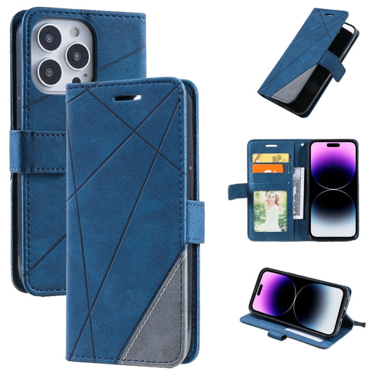 Skin Feel Splicing Leather Phone Case, For iPhone 14 Pro Max, For iPhone 14 Pro, For iPhone 14, For iPhone 14 Plus, For Samsung Galaxy A23 4G, For Realme C21Y, For Realme C31, For Realme C35, For vivo Y21 2021 / Y33s, For Xiaomi Redmi 10C 4G / 10 India...