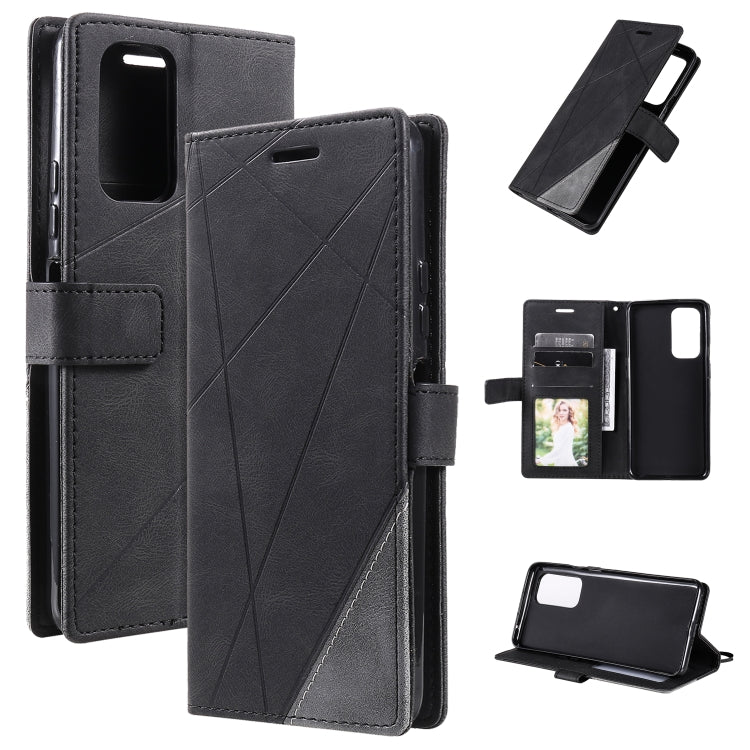 Skin Feel Splicing Leather Phone Case, For Sony Xperia 1 IV, For Sony Xperia 10 IV, For Xiaomi Redmi Note 11T Pro 5G, For Xiaomi Poco M4 5G, For OPPO Find X5 Pro