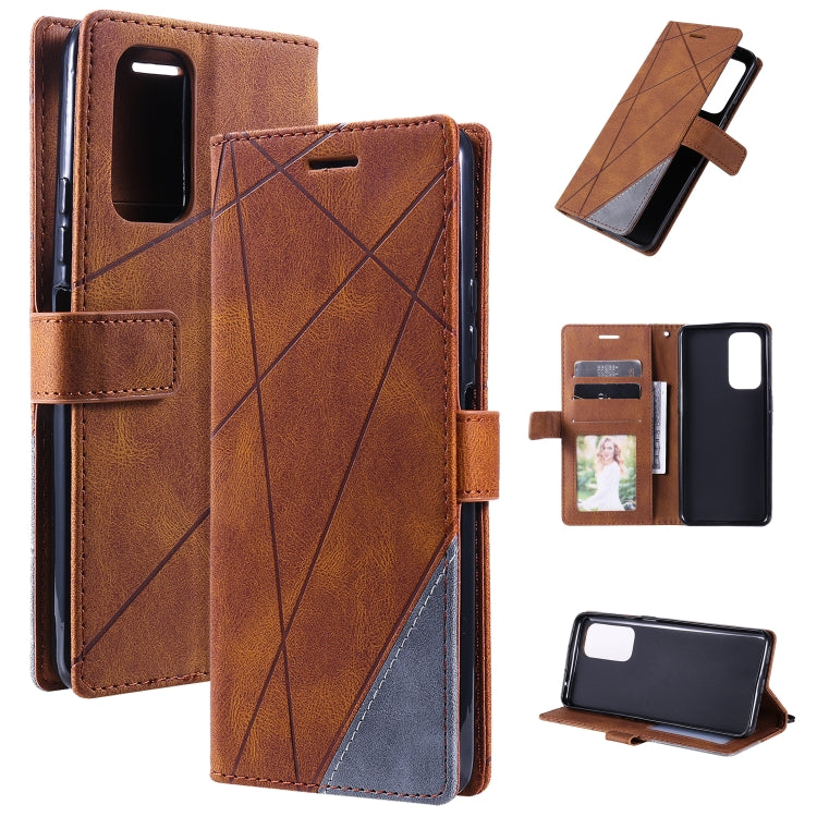 Skin Feel Splicing Leather Phone Case, For Sony Xperia 1 IV, For Sony Xperia 10 IV, For Xiaomi Redmi Note 11T Pro 5G, For Xiaomi Poco M4 5G, For OPPO Find X5 Pro
