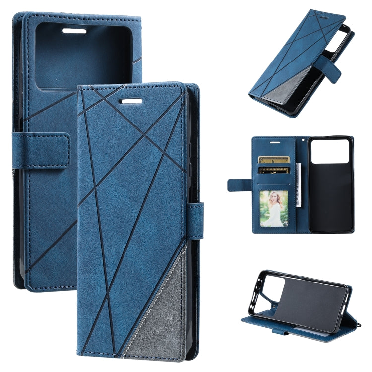 Skin Feel Splicing Leather Phone Case, For Sony Xperia 1 IV, For Sony Xperia 10 IV, For Xiaomi Redmi Note 11T Pro 5G, For Xiaomi Poco M4 5G, For OPPO Find X5 Pro