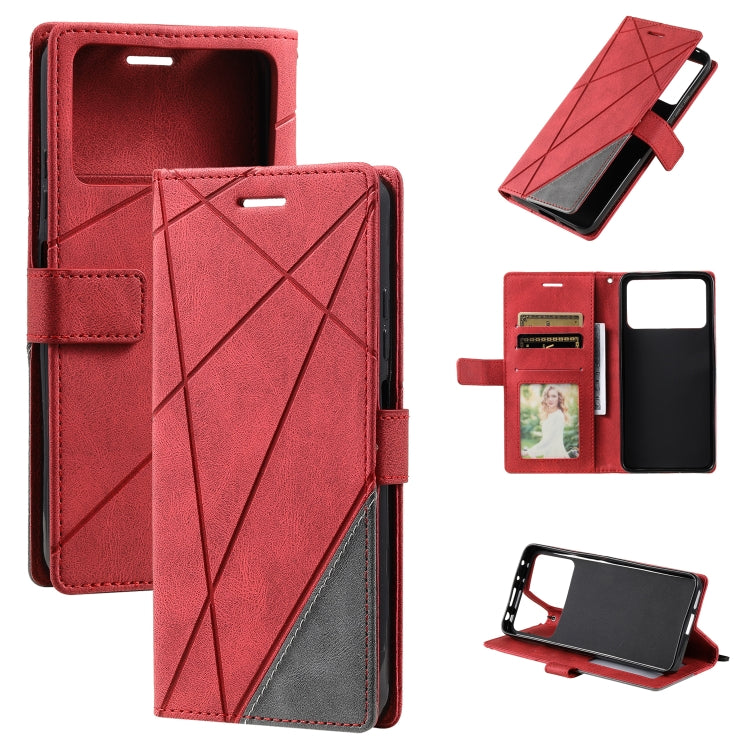 Skin Feel Splicing Leather Phone Case, For Sony Xperia 1 IV, For Sony Xperia 10 IV, For Xiaomi Redmi Note 11T Pro 5G, For Xiaomi Poco M4 5G, For OPPO Find X5 Pro