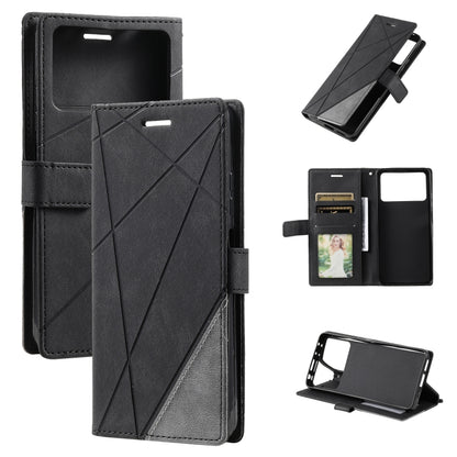 Skin Feel Splicing Leather Phone Case, For Sony Xperia 1 IV, For Sony Xperia 10 IV, For Xiaomi Redmi Note 11T Pro 5G, For Xiaomi Poco M4 5G, For OPPO Find X5 Pro