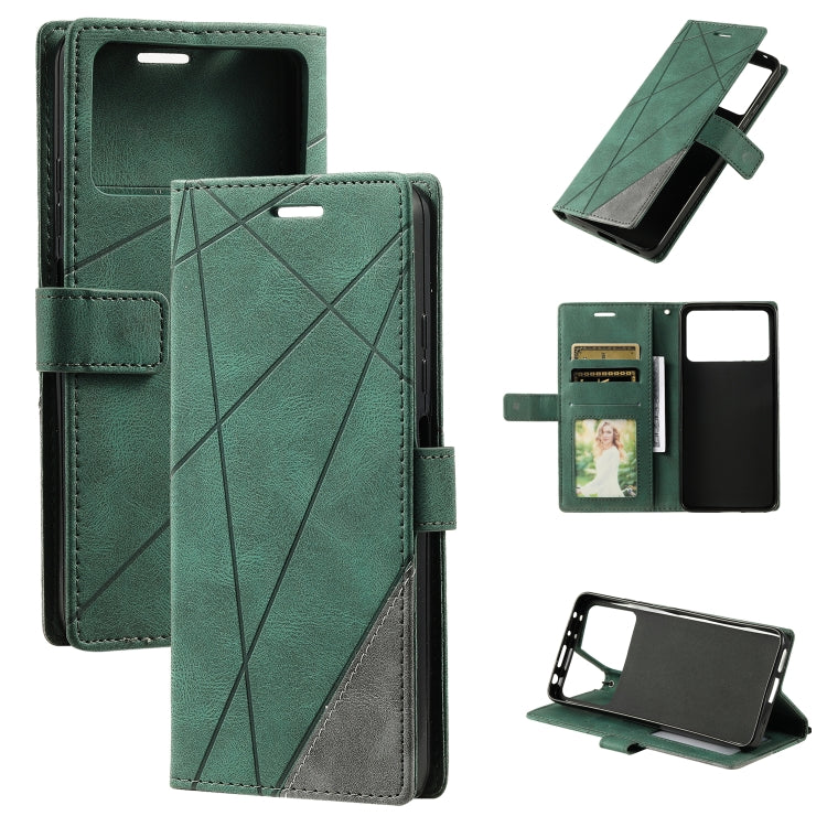 Skin Feel Splicing Leather Phone Case, For Sony Xperia 1 IV, For Sony Xperia 10 IV, For Xiaomi Redmi Note 11T Pro 5G, For Xiaomi Poco M4 5G, For OPPO Find X5 Pro