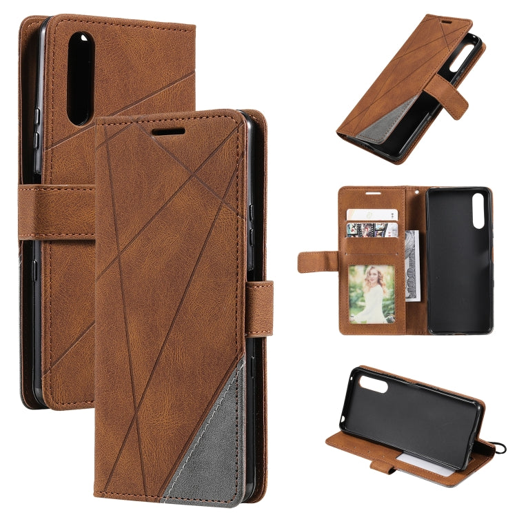 Skin Feel Splicing Leather Phone Case, For Sony Xperia 1 IV, For Sony Xperia 10 IV, For Xiaomi Redmi Note 11T Pro 5G, For Xiaomi Poco M4 5G, For OPPO Find X5 Pro