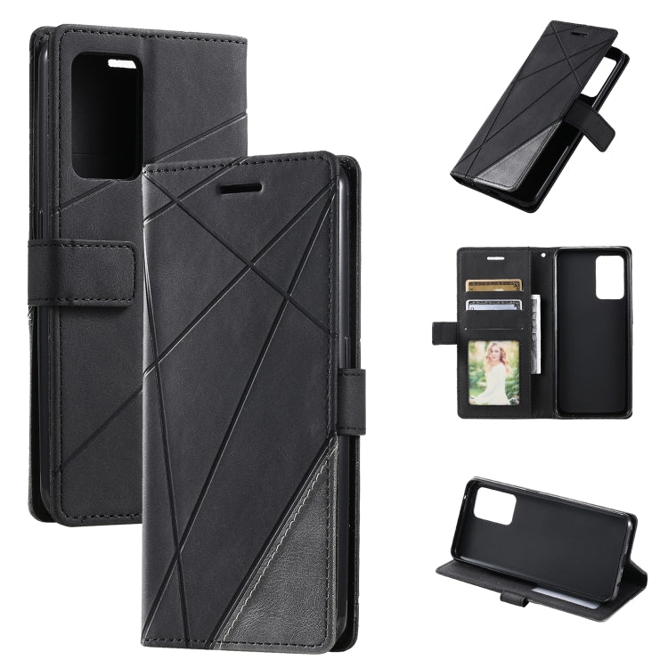 Skin Feel Splicing Leather Phone Case, For Sony Xperia 1 IV, For Sony Xperia 10 IV, For Xiaomi Redmi Note 11T Pro 5G, For Xiaomi Poco M4 5G, For OPPO Find X5 Pro