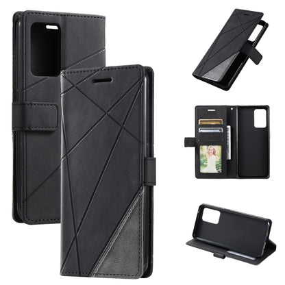 Skin Feel Splicing Leather Phone Case, For Sony Xperia 1 IV, For Sony Xperia 10 IV, For Xiaomi Redmi Note 11T Pro 5G, For Xiaomi Poco M4 5G, For OPPO Find X5 Pro
