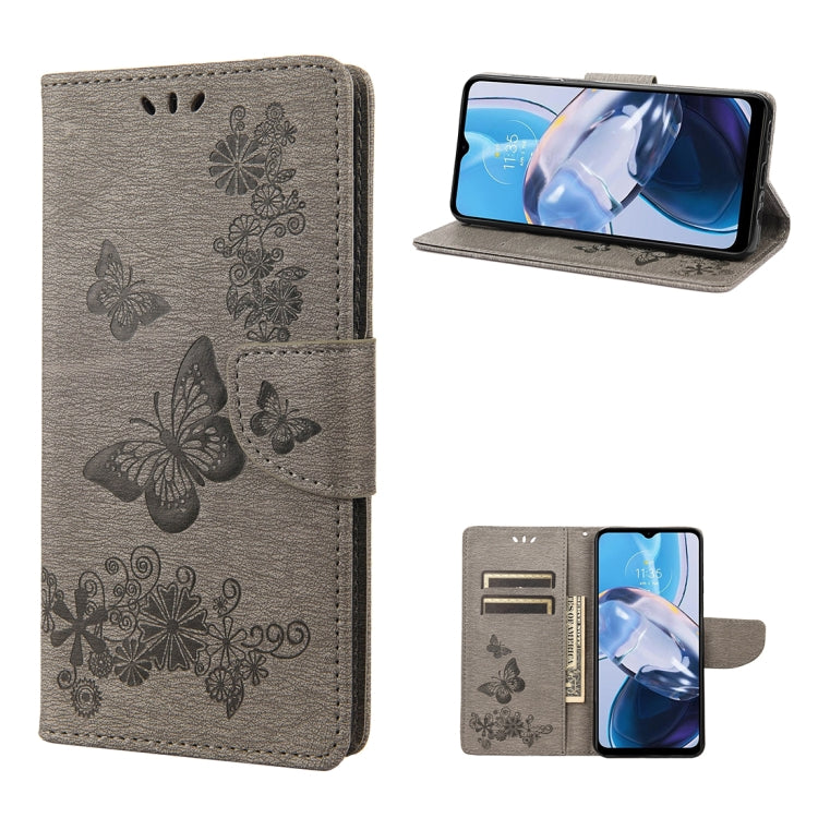 Butterfly Embossed Horizontal Flip Leather Phone Case, For Samsung Galaxy A23e / A23s, For Motorola Moto E22 / E22i, For Nothing Phone 1