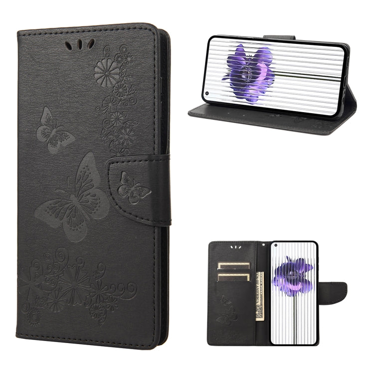 Butterfly Embossed Horizontal Flip Leather Phone Case, For Samsung Galaxy A23e / A23s, For Motorola Moto E22 / E22i, For Nothing Phone 1