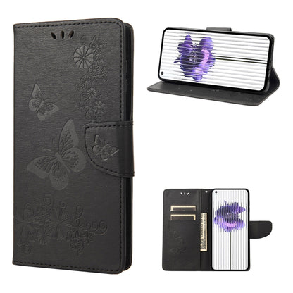 Butterfly Embossed Horizontal Flip Leather Phone Case, For Samsung Galaxy A23e / A23s, For Motorola Moto E22 / E22i, For Nothing Phone 1