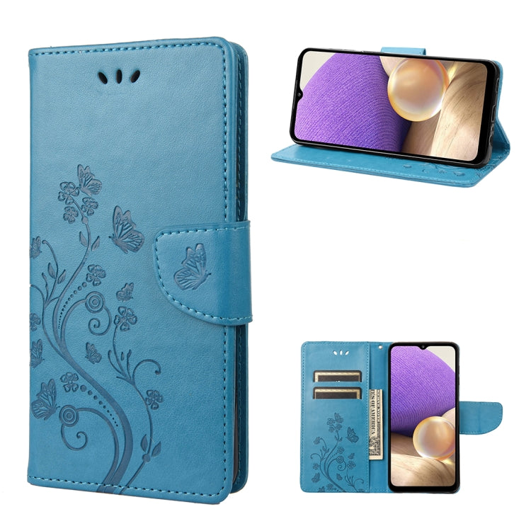 Butterfly Flower Pattern Flip Leather Phone Case, For Samsung Galaxy A23e / A23s, For Motorola Moto E22 / E22i, For Nothing Phone 1