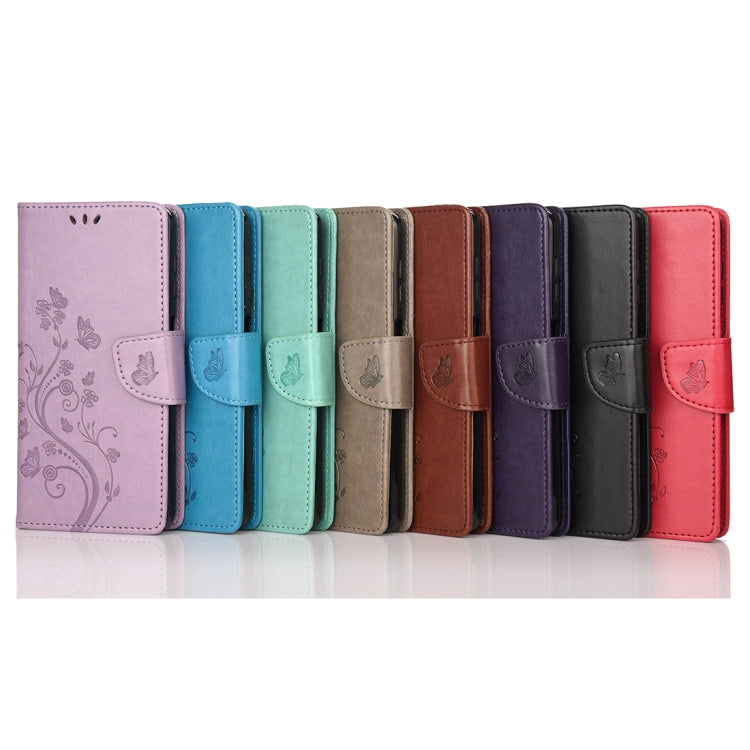 Butterfly Flower Pattern Flip Leather Phone Case, For Samsung Galaxy A23e / A23s, For Motorola Moto E22 / E22i, For Nothing Phone 1