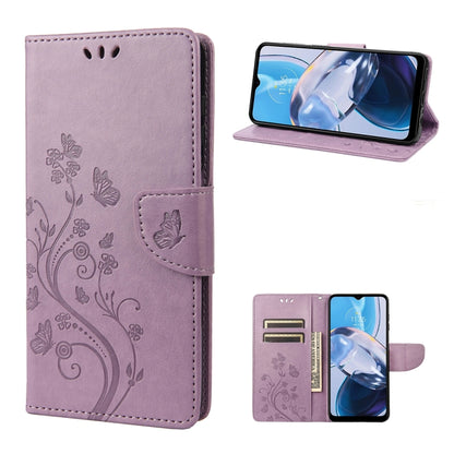 Butterfly Flower Pattern Flip Leather Phone Case, For Samsung Galaxy A23e / A23s, For Motorola Moto E22 / E22i, For Nothing Phone 1