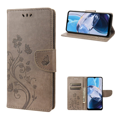 Butterfly Flower Pattern Flip Leather Phone Case, For Samsung Galaxy A23e / A23s, For Motorola Moto E22 / E22i, For Nothing Phone 1