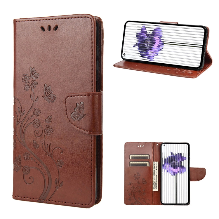 Butterfly Flower Pattern Flip Leather Phone Case, For Samsung Galaxy A23e / A23s, For Motorola Moto E22 / E22i, For Nothing Phone 1