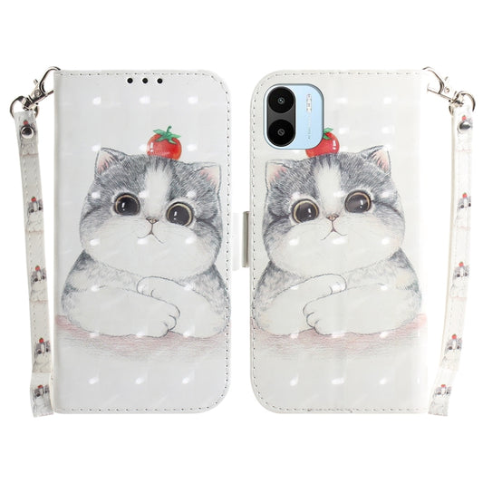3D Colored Horizontal Flip Leather Phone Case, For Xiaomi Redmi A1, For Samsung Galaxy A14 5G