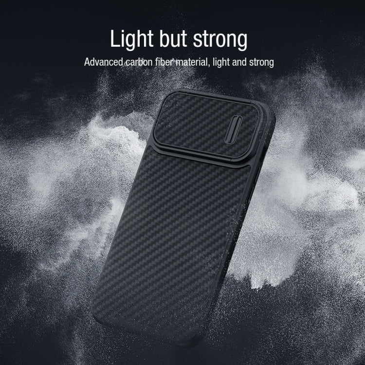 NILLKIN Synthetic Fiber Camshield Magnetic Phone Case, For iPhone 14, For iPhone 14 Plus