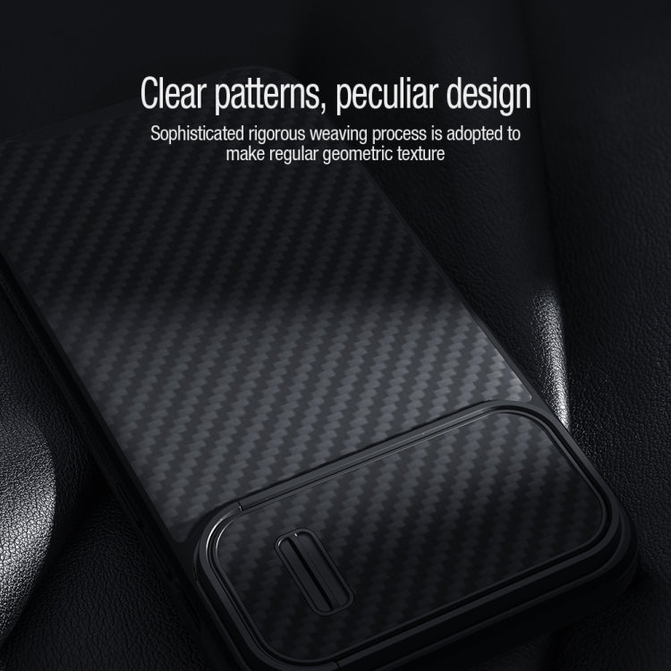 NILLKIN Synthetic Fiber Camshield Magnetic Phone Case, For iPhone 14, For iPhone 14 Plus