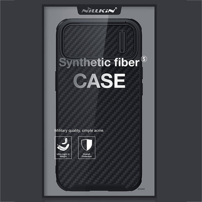 NILLKIN Synthetic Fiber Camshield Magnetic Phone Case, For iPhone 14, For iPhone 14 Plus