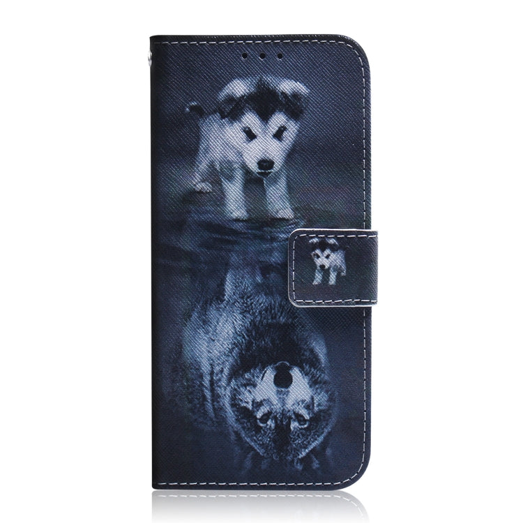 Coloured Drawing Horizontal Flip Leather Phone Case, For Samsung Galaxy A14 5G