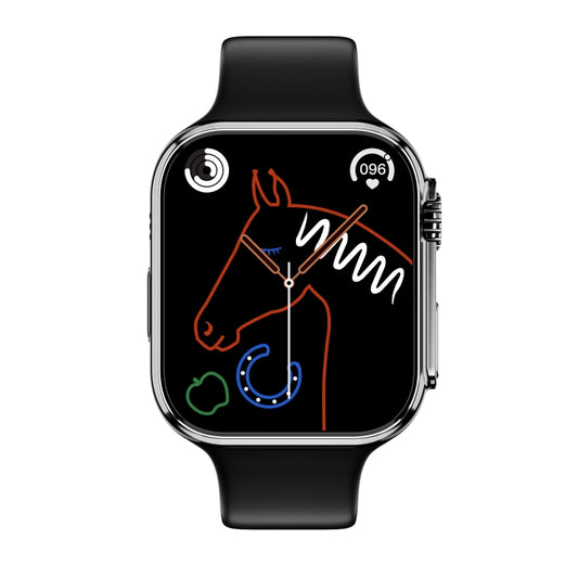 WS8 Plus 2.0 inch IPS Full Touch Screen Smart Watch, IP68 Waterproof Support Heart Rate & Blood Oxygen Monitoring / Sports Modes