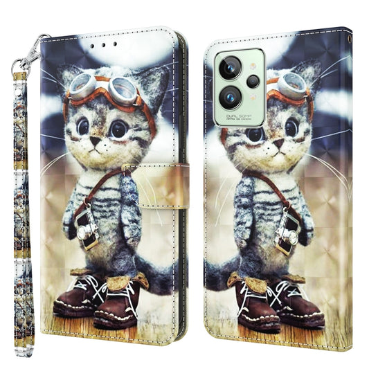 3D Painted Leather Phone Case, For Realme GT2 Pro, For Sony Xperia 5 IV, For Motorola Moto E22, For Honor X8 4G, For Honor 50