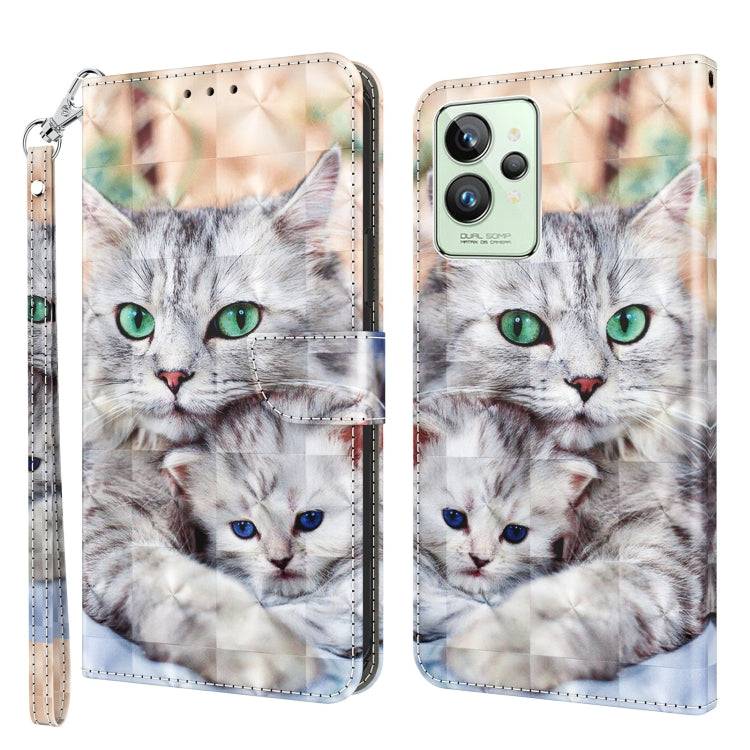 3D Painted Leather Phone Case, For Realme GT2 Pro, For Sony Xperia 5 IV, For Motorola Moto E22, For Honor X8 4G, For Honor 50
