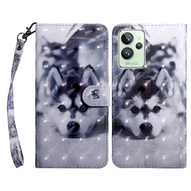 3D Painted Leather Phone Case, For Realme GT2 Pro, For Sony Xperia 5 IV, For Motorola Moto E22, For Honor X8 4G, For Honor 50