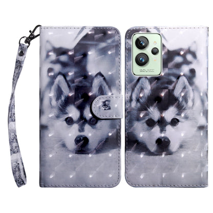 3D Painted Leather Phone Case, For Realme GT2 Pro, For Sony Xperia 5 IV, For Motorola Moto E22, For Honor X8 4G, For Honor 50