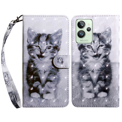 3D Painted Leather Phone Case, For Realme GT2 Pro, For Sony Xperia 5 IV, For Motorola Moto E22, For Honor X8 4G, For Honor 50