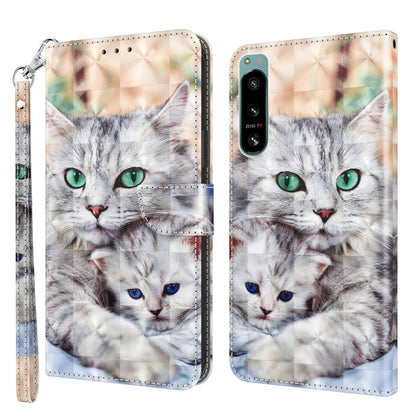 3D Painted Leather Phone Case, For Realme GT2 Pro, For Sony Xperia 5 IV, For Motorola Moto E22, For Honor X8 4G, For Honor 50
