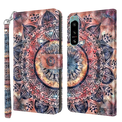 3D Painted Leather Phone Case, For Realme GT2 Pro, For Sony Xperia 5 IV, For Motorola Moto E22, For Honor X8 4G, For Honor 50