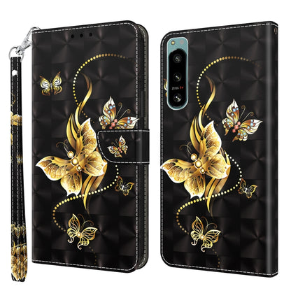 3D Painted Leather Phone Case, For Realme GT2 Pro, For Sony Xperia 5 IV, For Motorola Moto E22, For Honor X8 4G, For Honor 50
