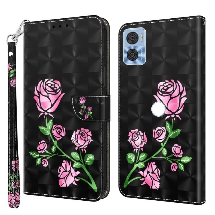 3D Painted Leather Phone Case, For Realme GT2 Pro, For Sony Xperia 5 IV, For Motorola Moto E22, For Honor X8 4G, For Honor 50