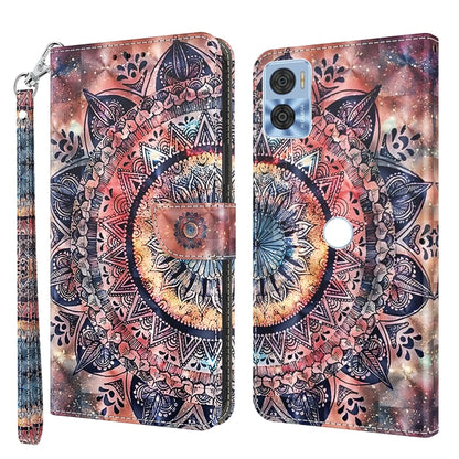3D Painted Leather Phone Case, For Realme GT2 Pro, For Sony Xperia 5 IV, For Motorola Moto E22, For Honor X8 4G, For Honor 50