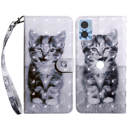 3D Painted Leather Phone Case, For Realme GT2 Pro, For Sony Xperia 5 IV, For Motorola Moto E22, For Honor X8 4G, For Honor 50