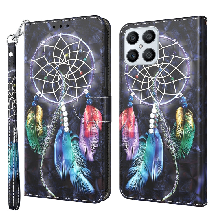 3D Painted Leather Phone Case, For Realme GT2 Pro, For Sony Xperia 5 IV, For Motorola Moto E22, For Honor X8 4G, For Honor 50