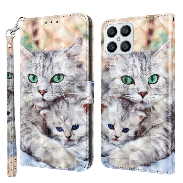 3D Painted Leather Phone Case, For Realme GT2 Pro, For Sony Xperia 5 IV, For Motorola Moto E22, For Honor X8 4G, For Honor 50