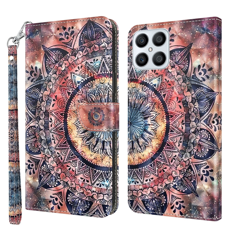 3D Painted Leather Phone Case, For Realme GT2 Pro, For Sony Xperia 5 IV, For Motorola Moto E22, For Honor X8 4G, For Honor 50