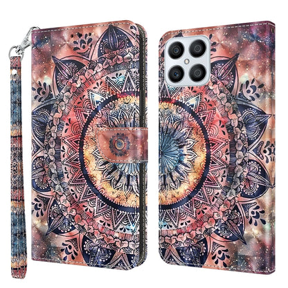 3D Painted Leather Phone Case, For Realme GT2 Pro, For Sony Xperia 5 IV, For Motorola Moto E22, For Honor X8 4G, For Honor 50