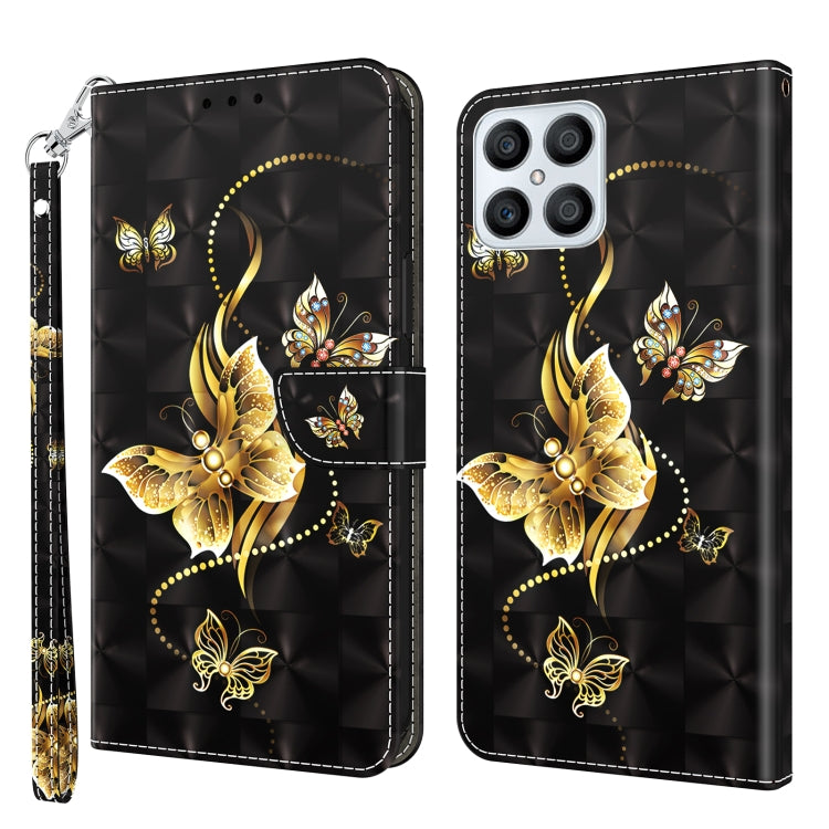 3D Painted Leather Phone Case, For Realme GT2 Pro, For Sony Xperia 5 IV, For Motorola Moto E22, For Honor X8 4G, For Honor 50