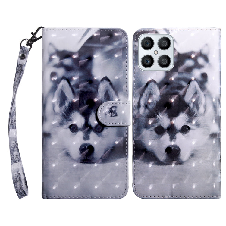 3D Painted Leather Phone Case, For Realme GT2 Pro, For Sony Xperia 5 IV, For Motorola Moto E22, For Honor X8 4G, For Honor 50