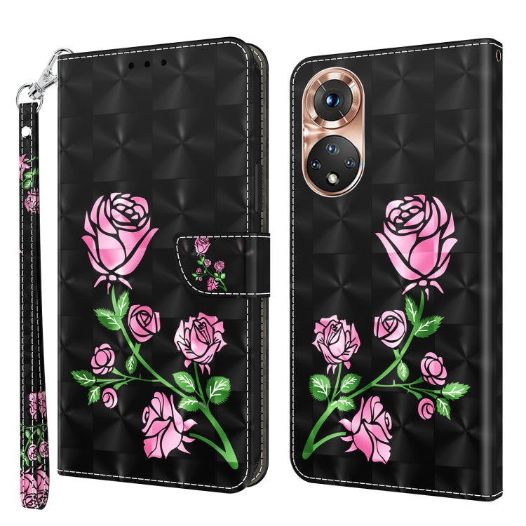 3D Painted Leather Phone Case, For Realme GT2 Pro, For Sony Xperia 5 IV, For Motorola Moto E22, For Honor X8 4G, For Honor 50