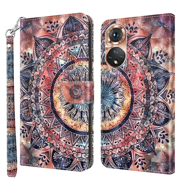 3D Painted Leather Phone Case, For Realme GT2 Pro, For Sony Xperia 5 IV, For Motorola Moto E22, For Honor X8 4G, For Honor 50