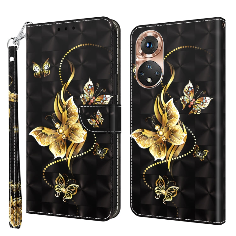 3D Painted Leather Phone Case, For Realme GT2 Pro, For Sony Xperia 5 IV, For Motorola Moto E22, For Honor X8 4G, For Honor 50