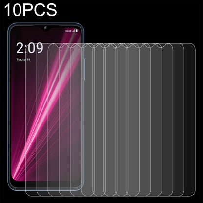 10pcs 0.26mm 9H 2.5D Tempered Glass Film, For T-Mobile T Phone 5G (10 PCS), For T-Mobile T Phone Pro 5G (10 PCS), For HTC Wildfire E plus (10 PCS)
