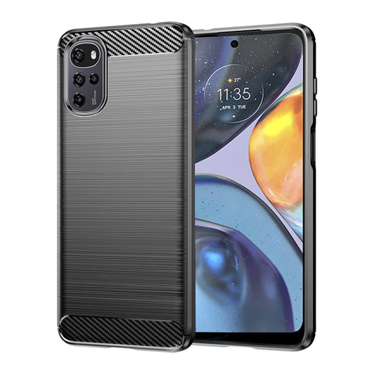 Brushed Texture Carbon Fiber TPU Phone Case, For Motorola Moto E32 India, For MotorolaMoto E22, For Motorola Moto E22i, For Xiaomi Redmi Note 11R, For Xiaomi 12T / Redmi K50 Ultra, For OPPO A77s, For Honor X6 5G, For Honor X8 5G, For Honor Play 30     ...