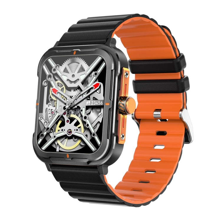 Montre intelligente D09 avec écran TFT carré de 1,9 pouces et surveillance de la pression artérielle