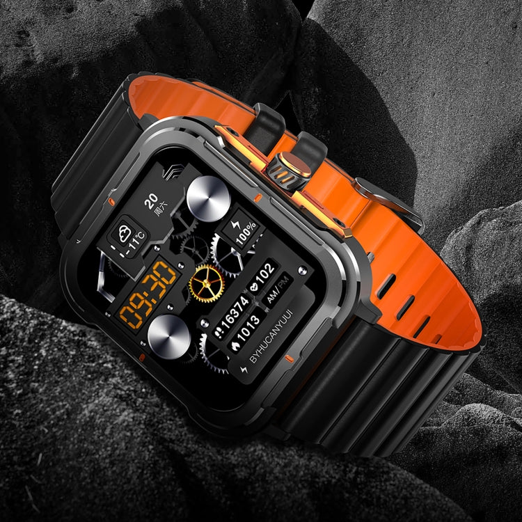 Montre intelligente D09 avec écran TFT carré de 1,9 pouces et surveillance de la pression artérielle